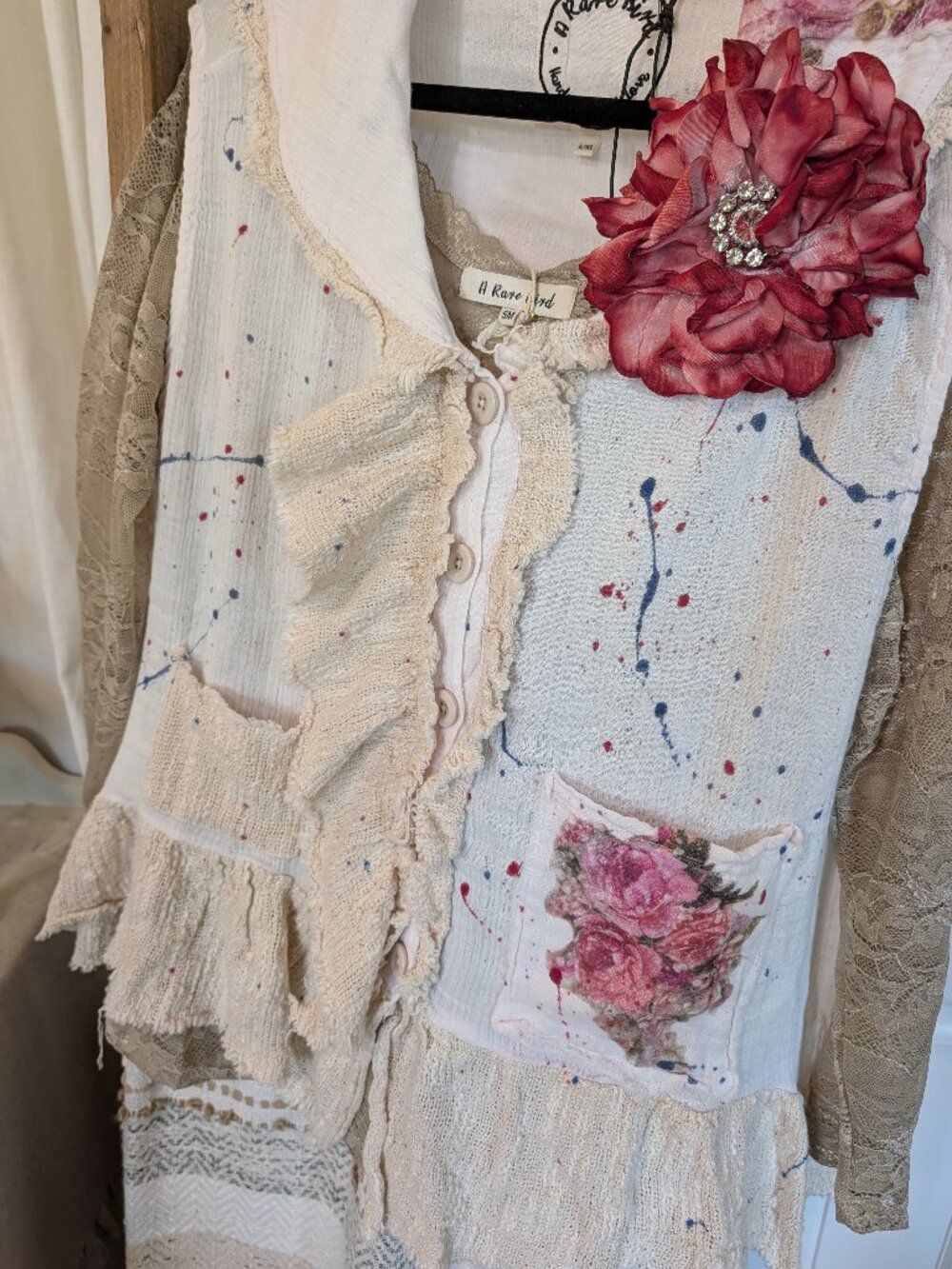 A RARE BIRD BLESS YOUR HEART VEST-SOLD OUT-ONLY ONE LEFT